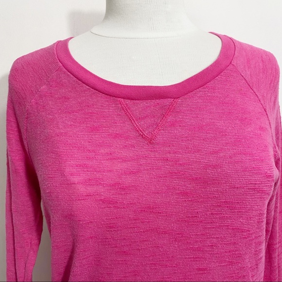 NO BOUNDARIES textured long sleeve tee. Rib knit cuff and hem. Size XL Jr. - Picture 2 of 6